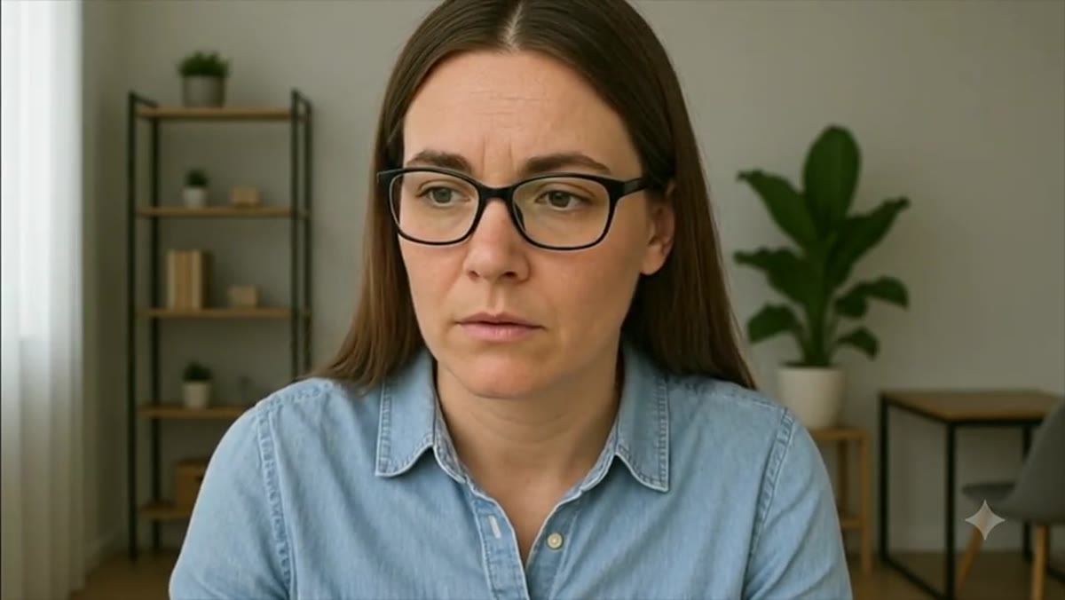 Candidate B on a video call